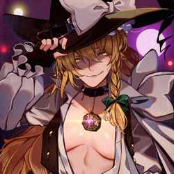 This is a pixiv picture whose title is 霧雨魔理沙.