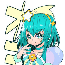 This is a pixiv picture whose title is キュアミルキー（スタートゥインクルプリキュア）.