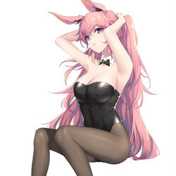 This is a pixiv picture whose title is 兔女郎（嘤嘤嘤）.