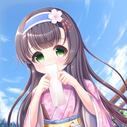 This is a pixiv picture whose title is お正月松輪ちゃん.