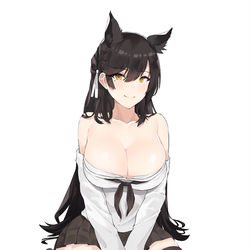 This is a pixiv picture whose title is Atago.
