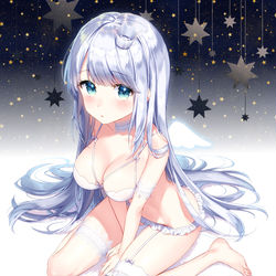 This is a pixiv picture whose title is 【合同誌ゲスト】『SiLVERSCAPE -Crescent-』.