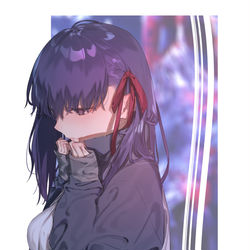 This is a pixiv picture whose title is 先輩の匂い.
