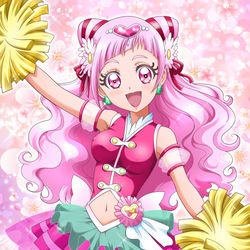 This is a pixiv picture whose title is キュアエール生誕祭！.