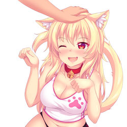 This is a pixiv picture whose title is Tiffy luvs headpats~~.