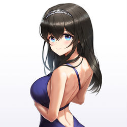 This is a pixiv picture whose title is 鷺沢文香.
