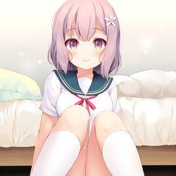 This is a pixiv picture whose title is お勉強より….