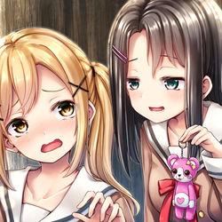 This is a pixiv picture whose title is 縮まる距離.