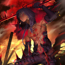 This is a pixiv picture whose title is クーフーリンオルタ.