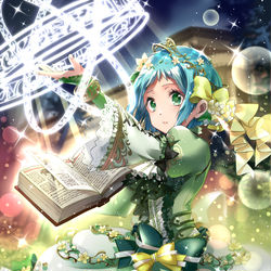 This is a pixiv picture whose title is 【魔導を目指す者マオ】.