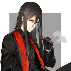 This is a pixiv picture whose title is ロード・エルメロイII世.
