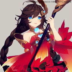 This is a pixiv picture whose title is 王者荣耀·大乔.