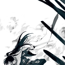 This is a pixiv picture whose title is 百鬼丸.