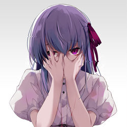 This is a pixiv picture whose title is 離さないで.