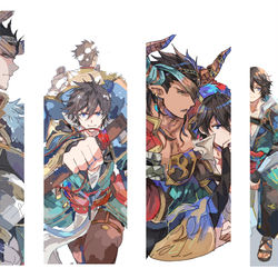 This is a pixiv picture whose title is 【腐】ライカイ詰め.
