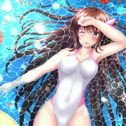 This is a pixiv picture whose title is 如月マーメイド.