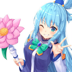 This is a pixiv picture whose title is アクアさま.