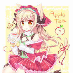 This is a pixiv picture whose title is アップルティーちゃん.
