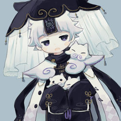 This is a pixiv picture whose title is めんだこキョンシー.