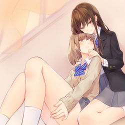 This is a pixiv picture whose title is 誰もいない教室.
