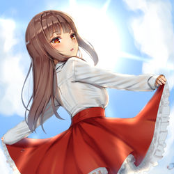This is a pixiv picture whose title is 海と.