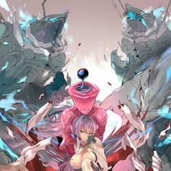 This is a pixiv picture whose title is 無貌の魔女.