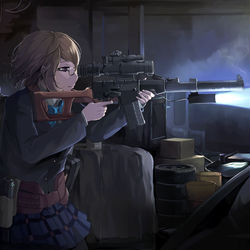 This is a pixiv picture whose title is Night Raid.