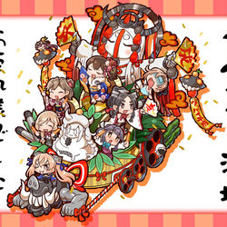 This is a pixiv picture whose title is イベント海域お疲れ様じゃい！！.