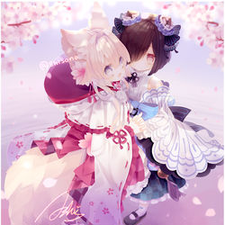 This is a pixiv picture whose title is うちよそちゃん.