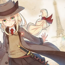 This is a pixiv picture whose title is 名探偵ちゃん.