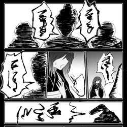 This is a pixiv picture whose title is 救われたいのは.