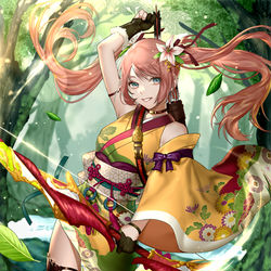 This is a pixiv picture whose title is 【仕事絵】上杉景虎.