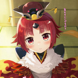 This is a pixiv picture whose title is 紅閻魔ちゃん.