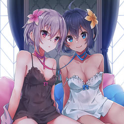 This is a pixiv picture whose title is ソルボンヌちゃんとジョゼットちゃん.