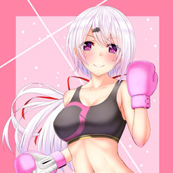 This is a pixiv picture whose title is ボクシング椎名.
