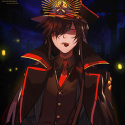 This is a pixiv picture whose title is ノッブ.