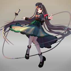 This is a pixiv picture whose title is 薬袋カルテ コス 人型シーエ.