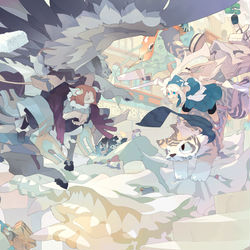 This is a pixiv picture whose title is サルメルロータリー.