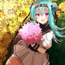This is a pixiv picture whose title is 冬月ちゃん.