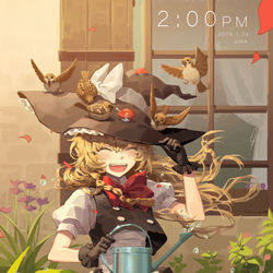 This is a pixiv picture whose title is 雾雨魔理沙.