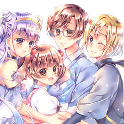 This is a pixiv picture whose title is 未来の愛崎家.