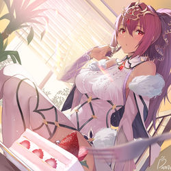 This is a pixiv picture whose title is スカサハ=スカディ.
