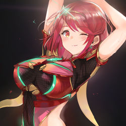 This is a pixiv picture whose title is 焔.