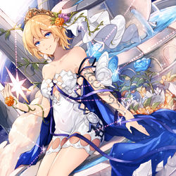 This is a pixiv picture whose title is 水に祝福されし麗姫.