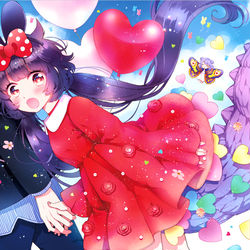 This is a pixiv picture whose title is 乙女怪獣×夢の国.
