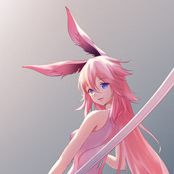 This is a pixiv picture whose title is 八重樱.