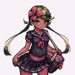 This is a pixiv picture whose title is JK マオ.