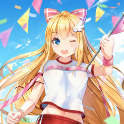This is a pixiv picture whose title is やったー.