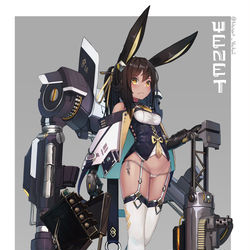 This is a pixiv picture whose title is メカ娘　-wenet-.