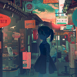 This is a pixiv picture whose title is 見覚えのある異界.